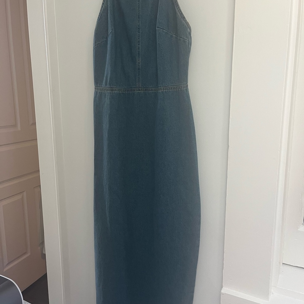 Le Lis Blue Denim Dress